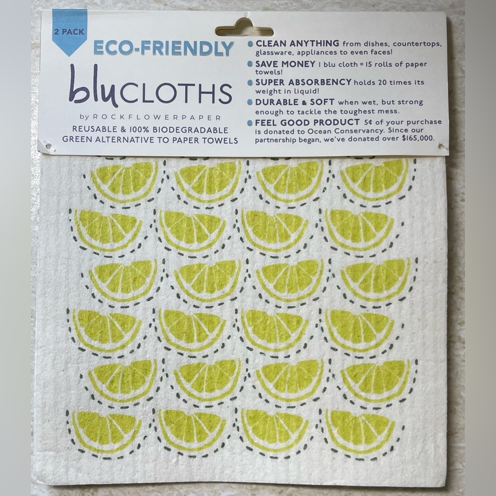BluCloths Eco-Friendly Cleaning Cloths - 2 Pack